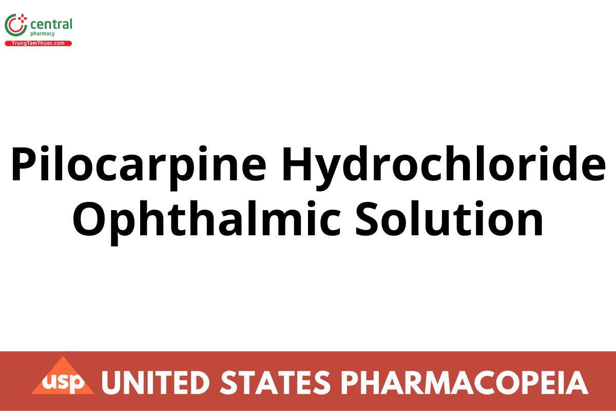Pilocarpine Hydrochloride Ophthalmic Solution