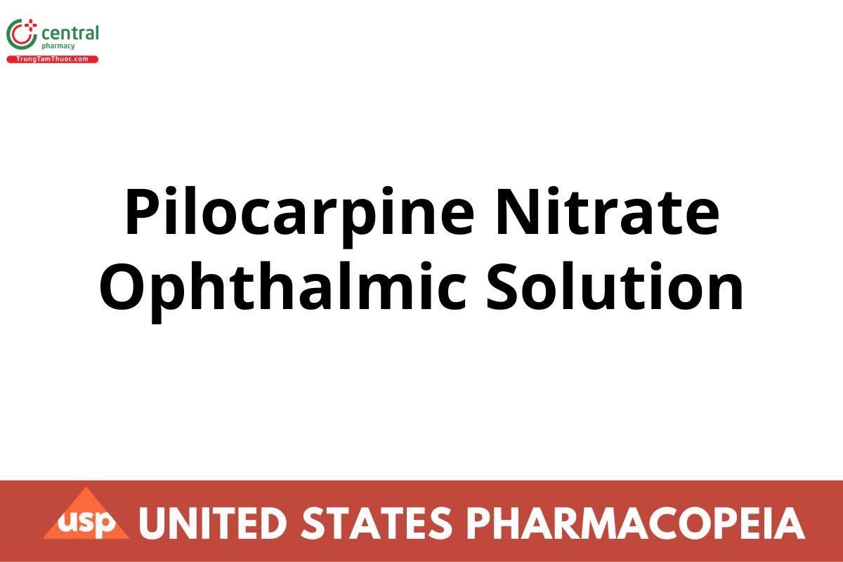 Pilocarpine Nitrate Ophthalmic Solution