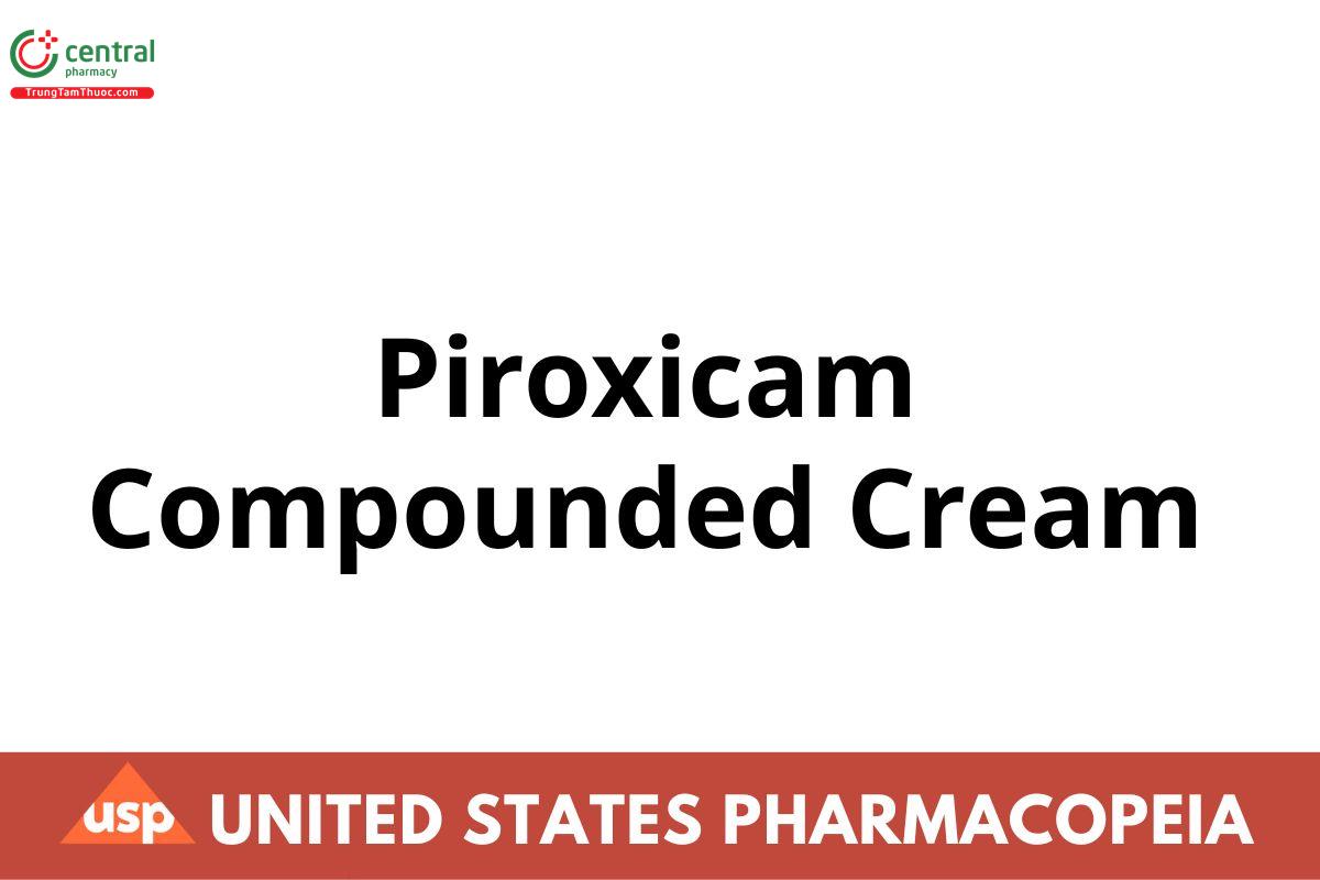 Piroxicam Compounded Cream