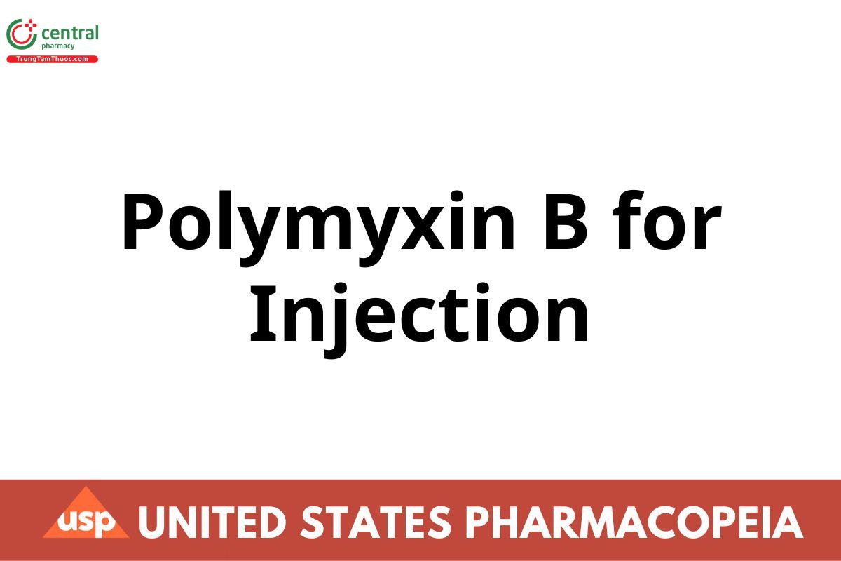 Polymyxin B for Injection