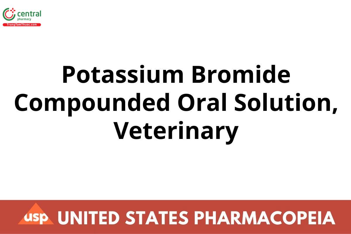 Potassium Bromide Compounded Oral Solution, Veterinary