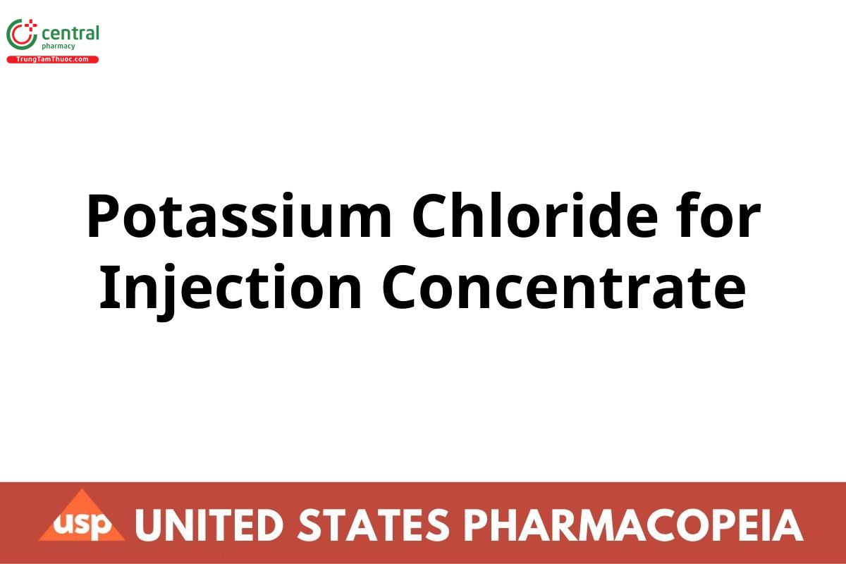 Potassium Chloride for Injection Concentrate