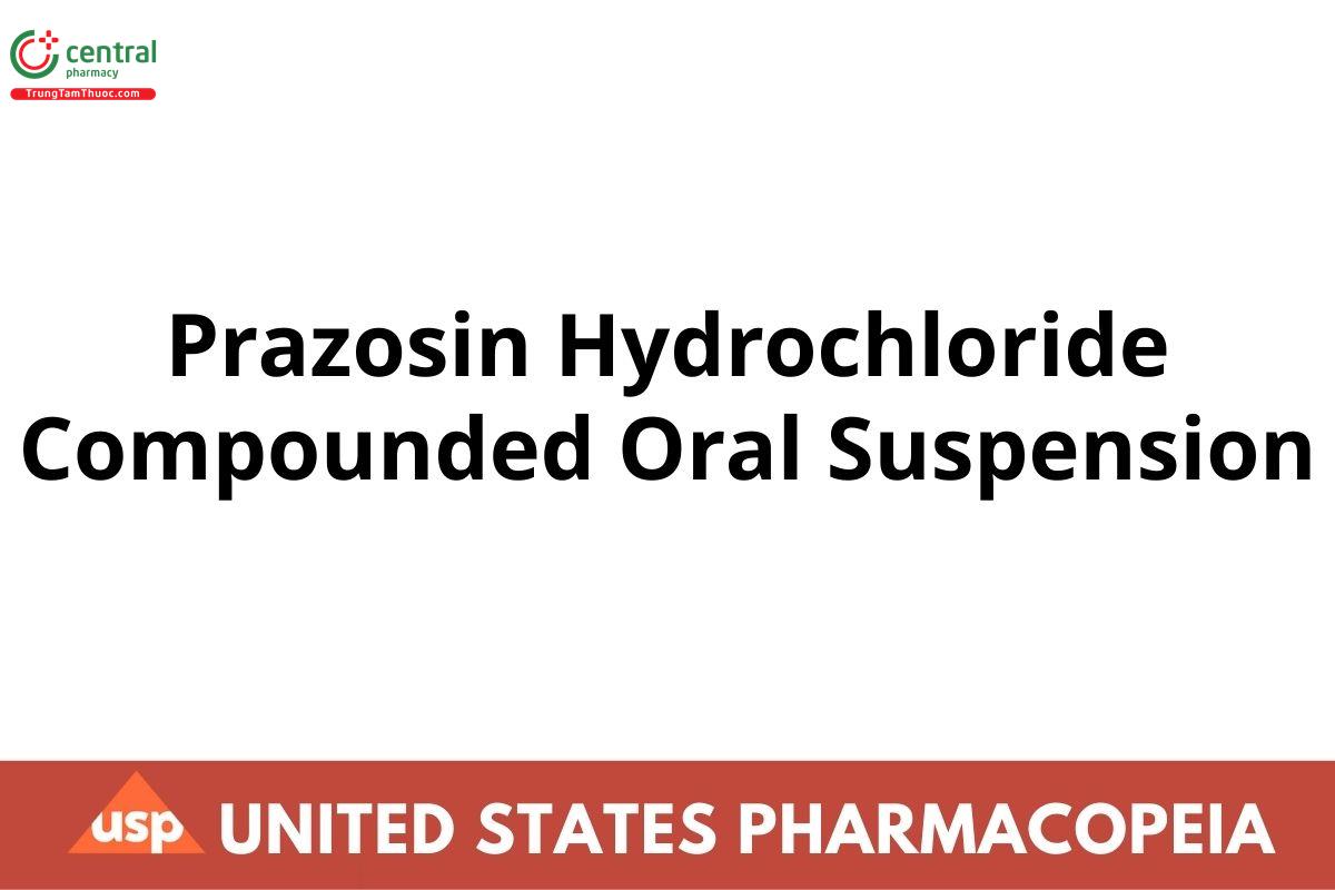 Prazosin Hydrochloride Compounded Oral Suspension