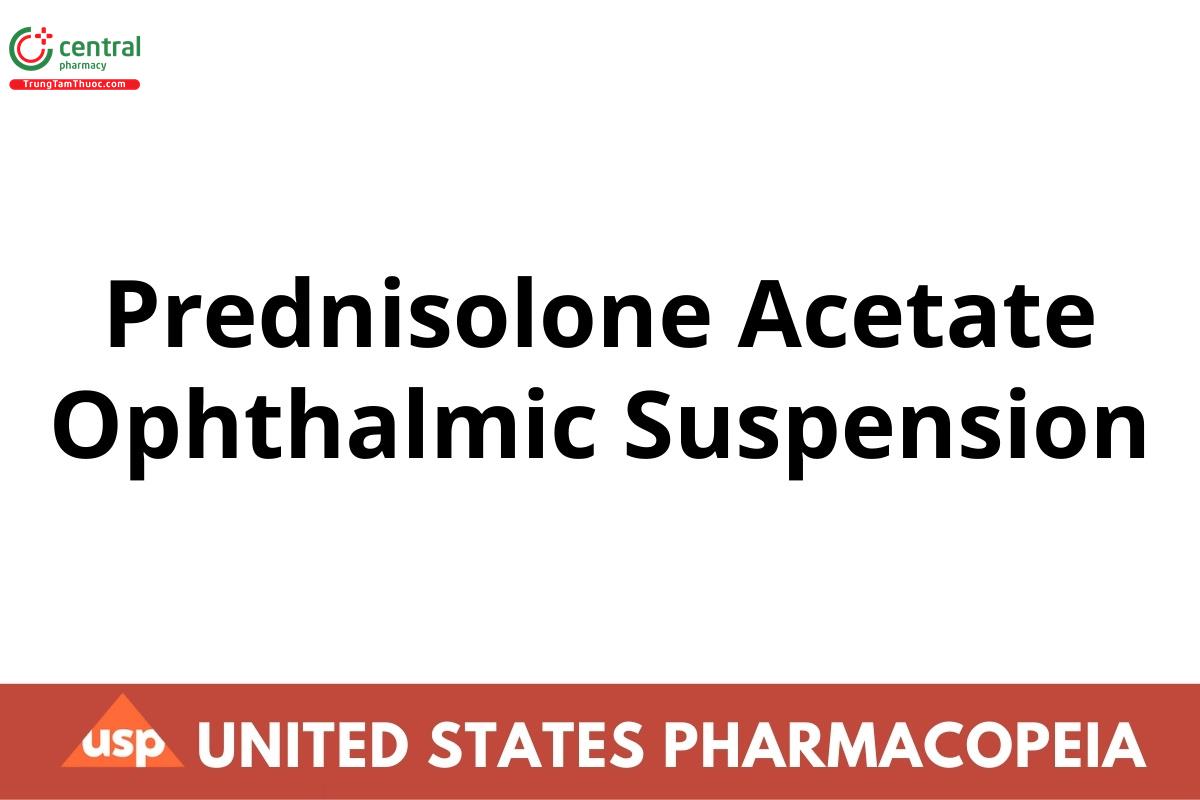 Prednisolone Acetate Ophthalmic Suspension
