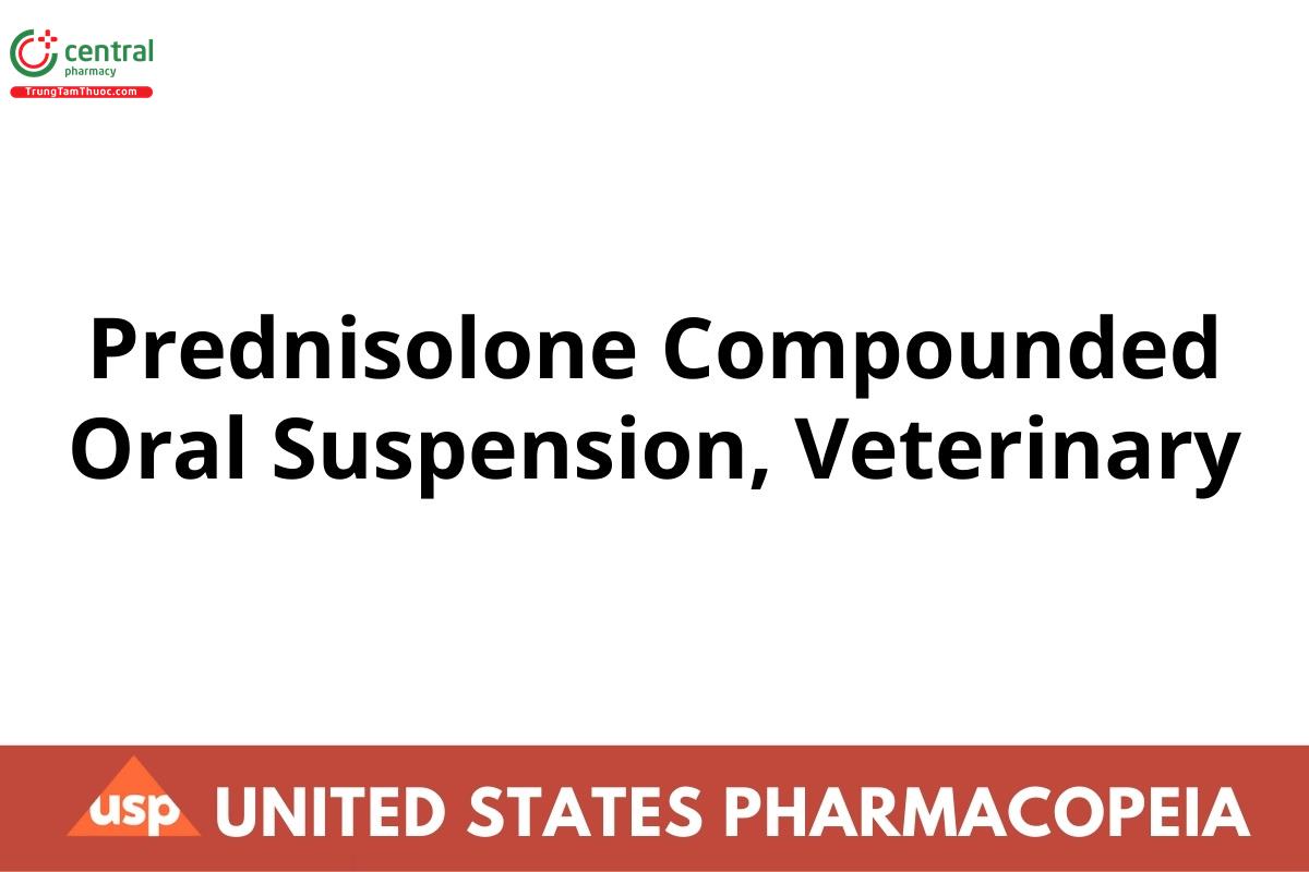Prednisolone Compounded Oral Suspension, Veterinary