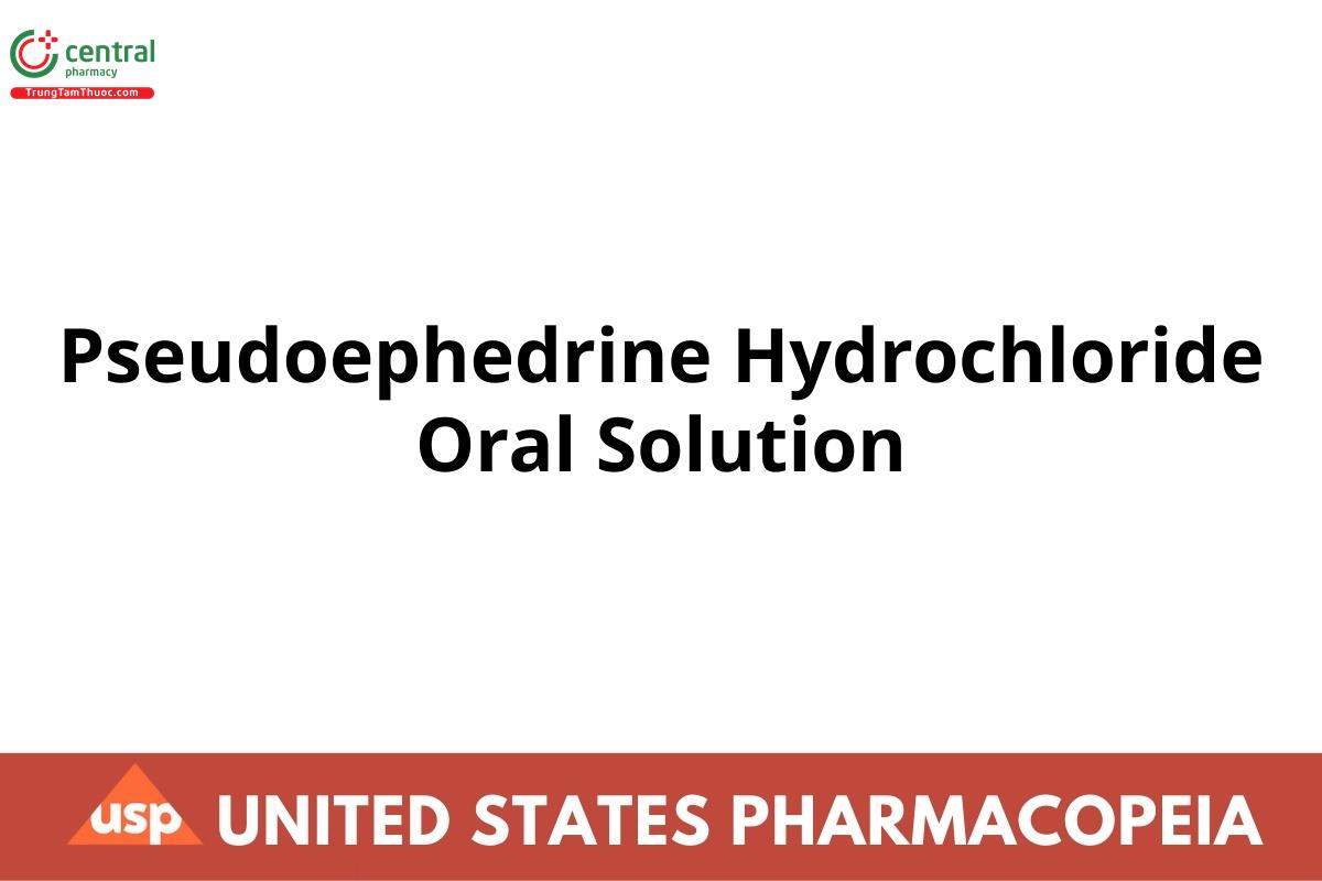 Pseudoephedrine Hydrochloride Oral Solution