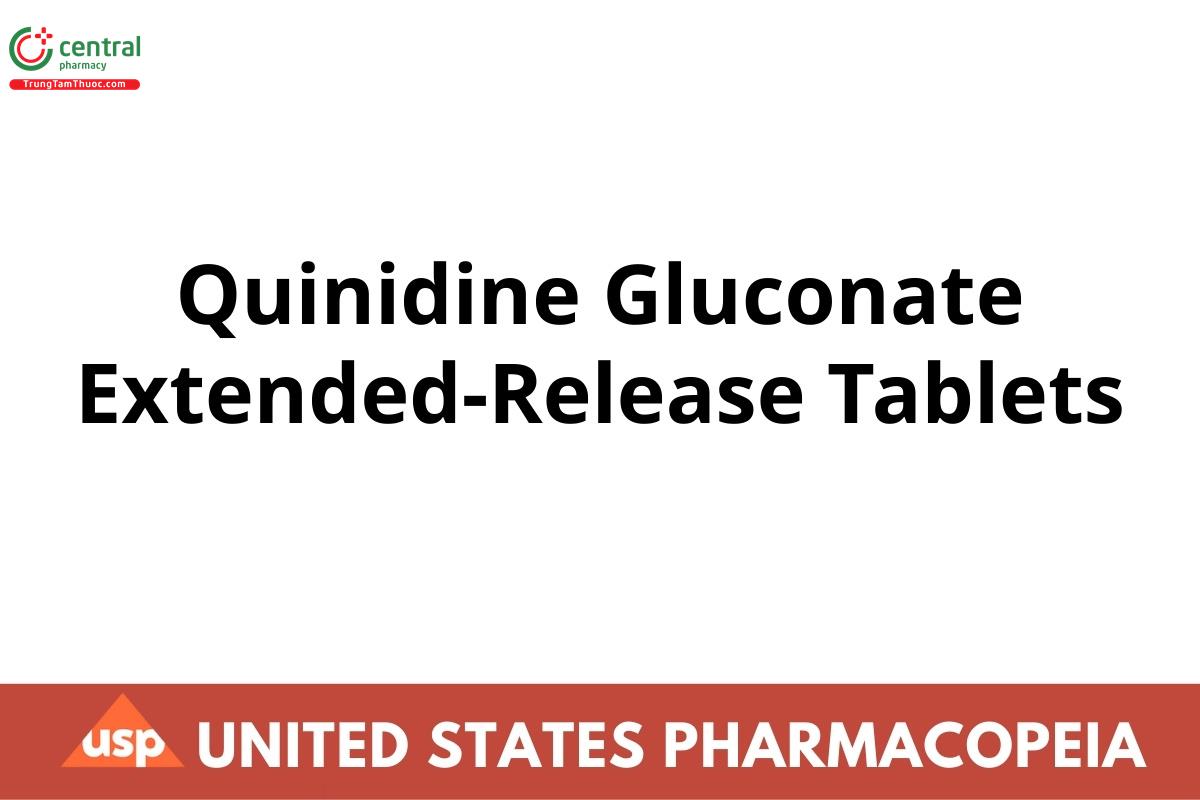 Quinidine Gluconate Extended-Release Tablets