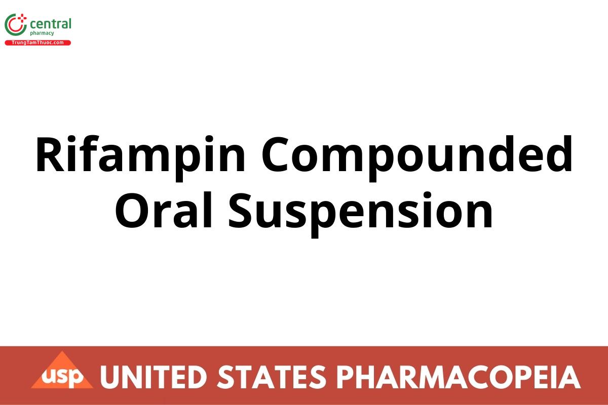 Rifampin Compounded Oral Suspension