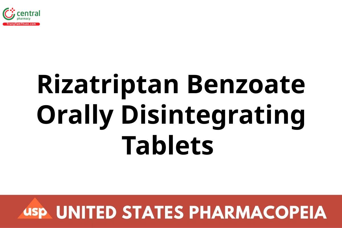 Rizatriptan Benzoate Orally Disintegrating Tablets