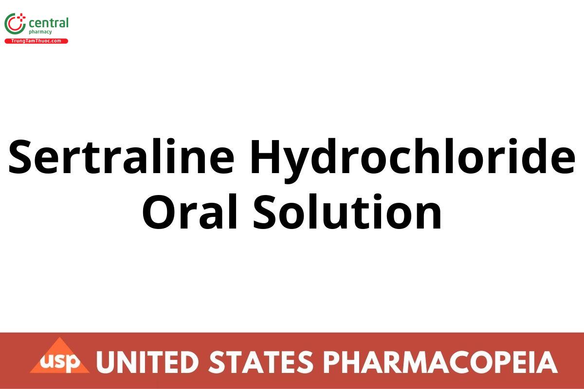Sertraline Hydrochloride Oral Solution