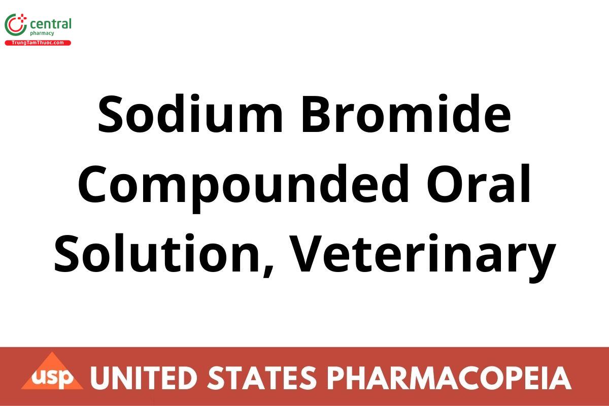 Sodium Bromide Compounded Oral Solution, Veterinary