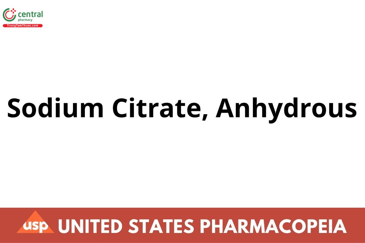 Sodium Citrate, Anhydrous