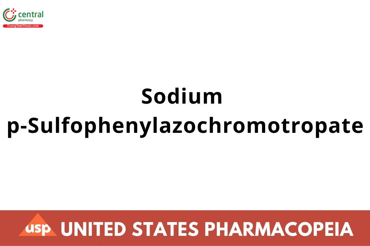 Sodium p-Sulfophenylazochromotropate