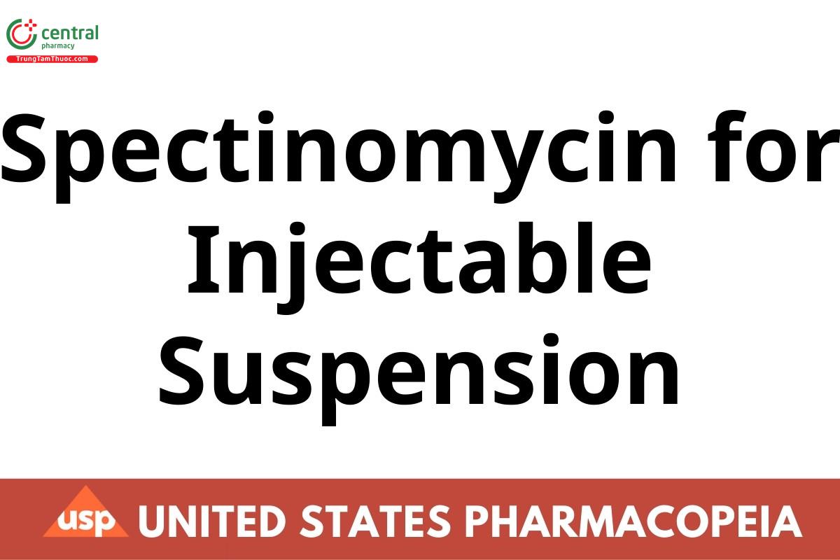 Spectinomycin for Injectable Suspension