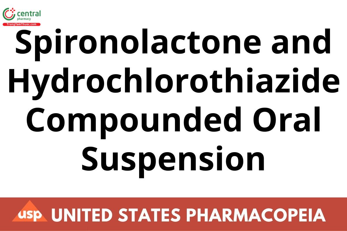 Spironolactone and Hydrochlorothiazide Compounded Oral Suspension