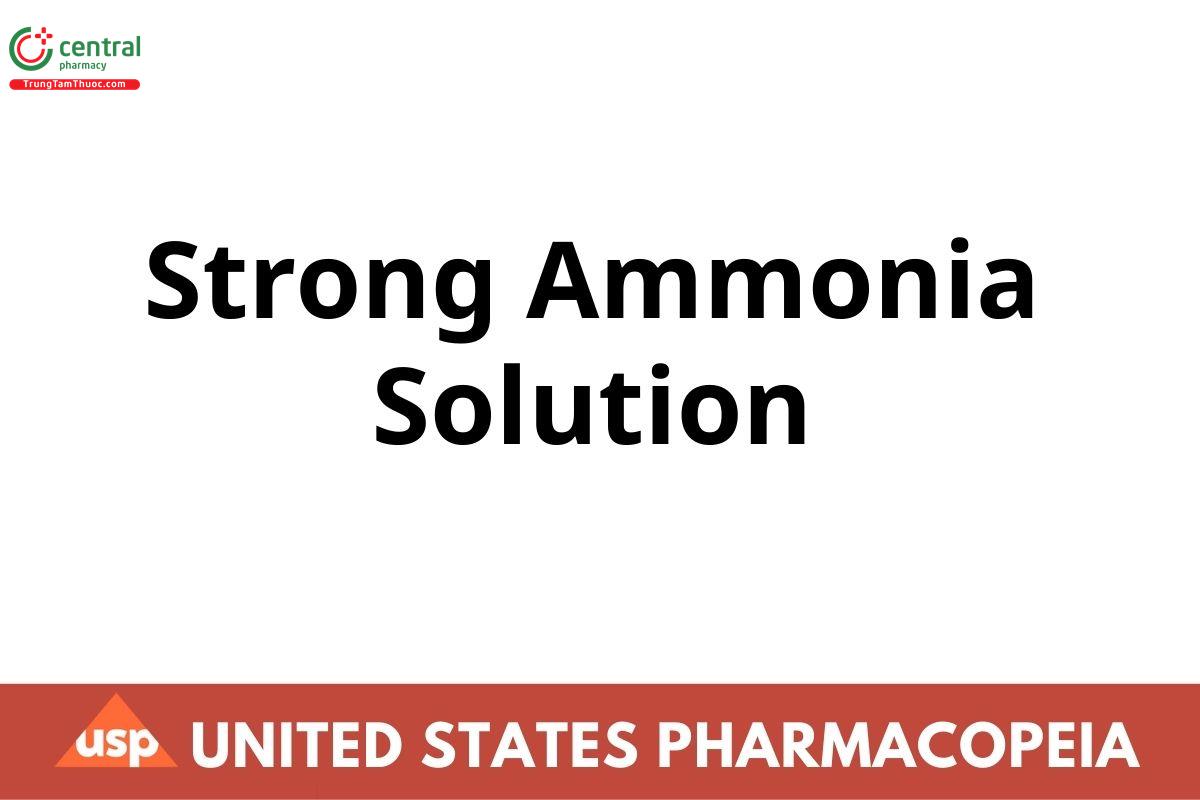 Strong Ammonia Solution