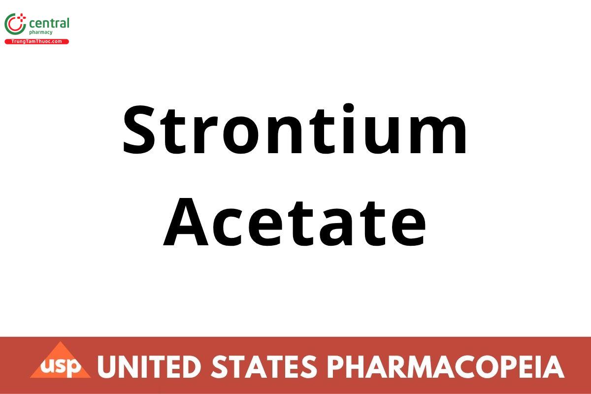 Strontium Acetate Reagents