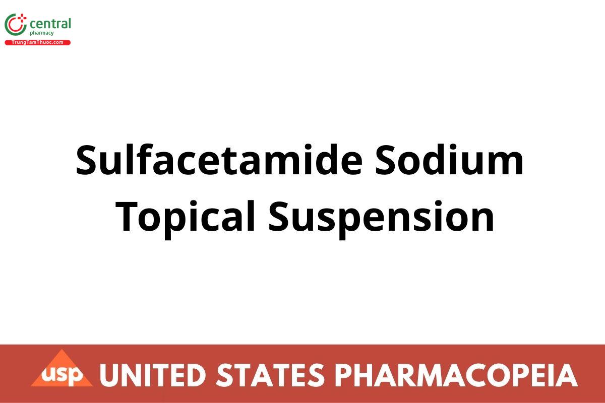 Sulfacetamide Sodium Topical Suspension