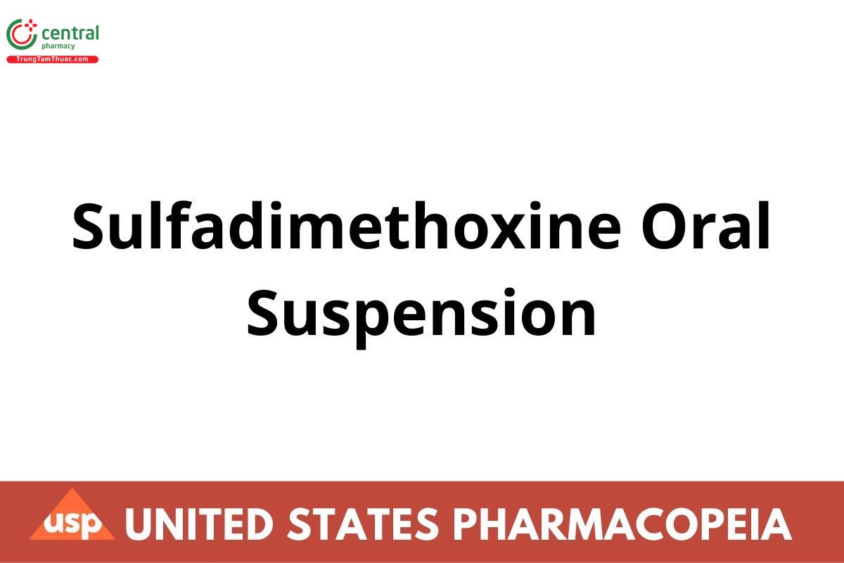 Sulfadimethoxine Oral Suspension