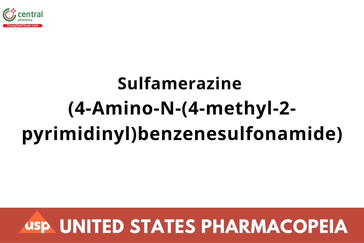 Sulfamerazine (4-Amino-N-(4-methyl-2-pyrimidinyl)benzenesulfonamide)