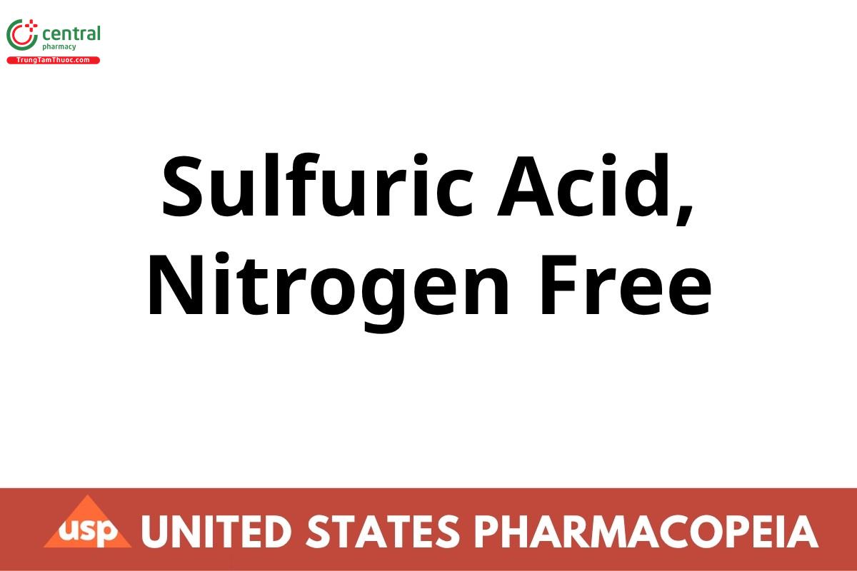 Sulfuric Acid, Nitrogen Free