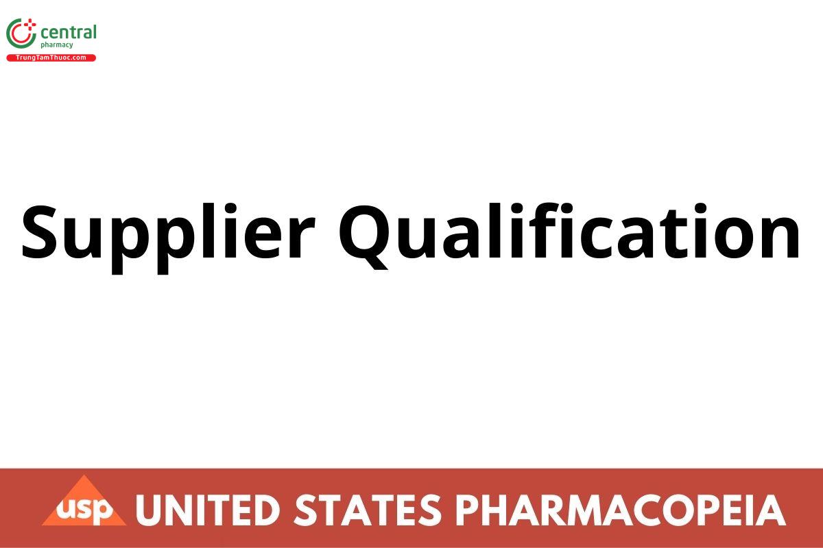 Supplier Qualification