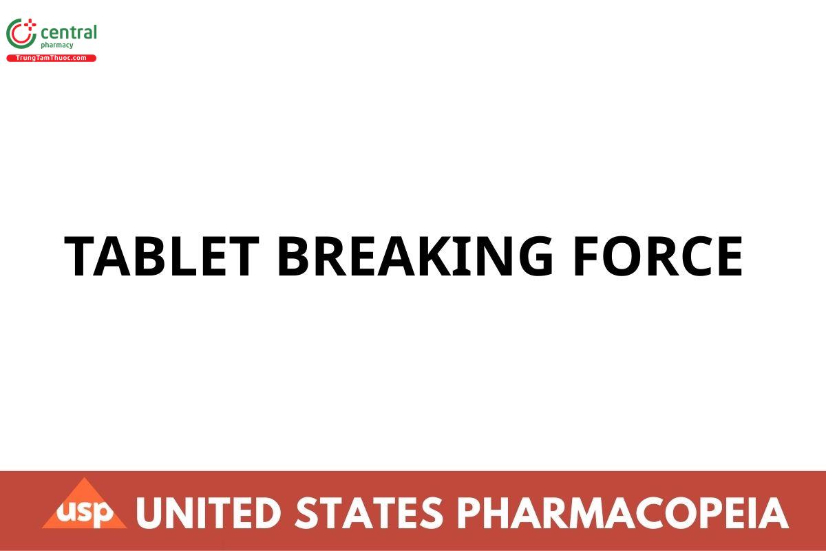 TABLET BREAKING FORCE