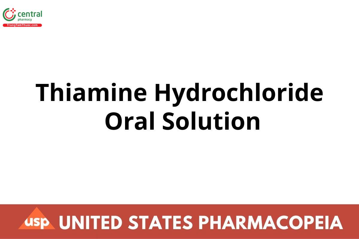Thiamine Hydrochloride Oral Solution