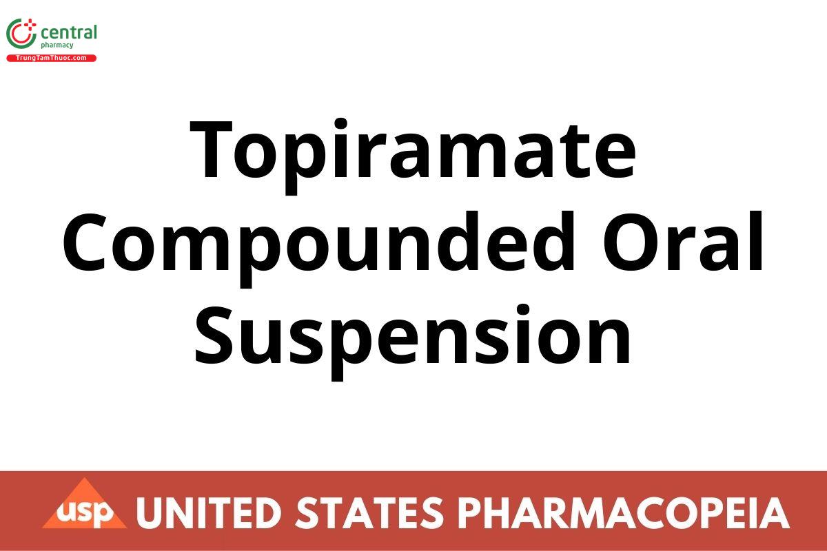 Topiramate Compounded Oral Suspension