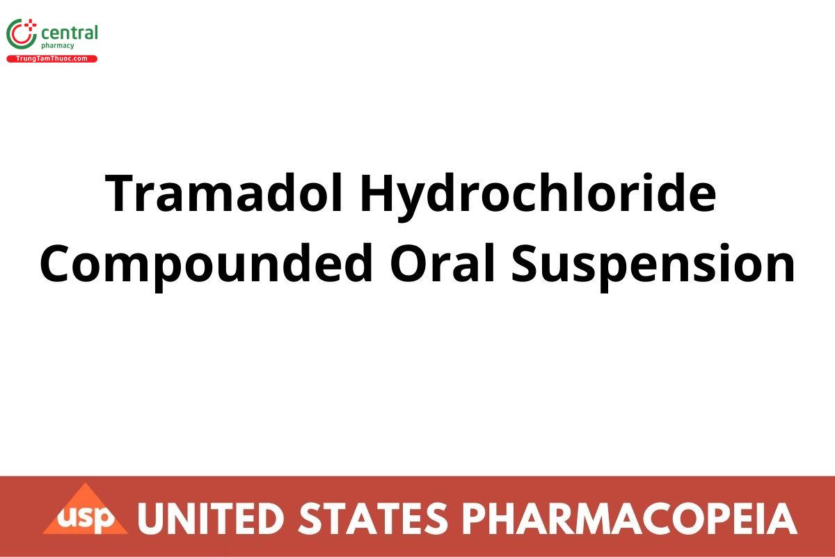 Tramadol Hydrochloride Compounded Oral Suspension