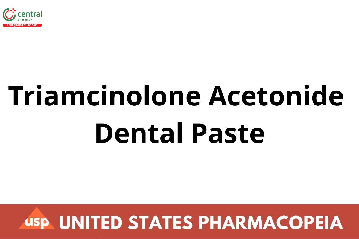 Triamcinolone Acetonide Dental Paste