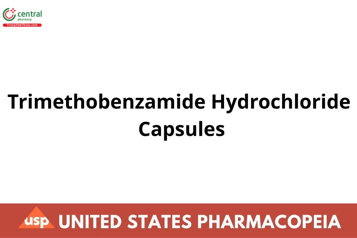 Trimethobenzamide Hydrochloride Capsules