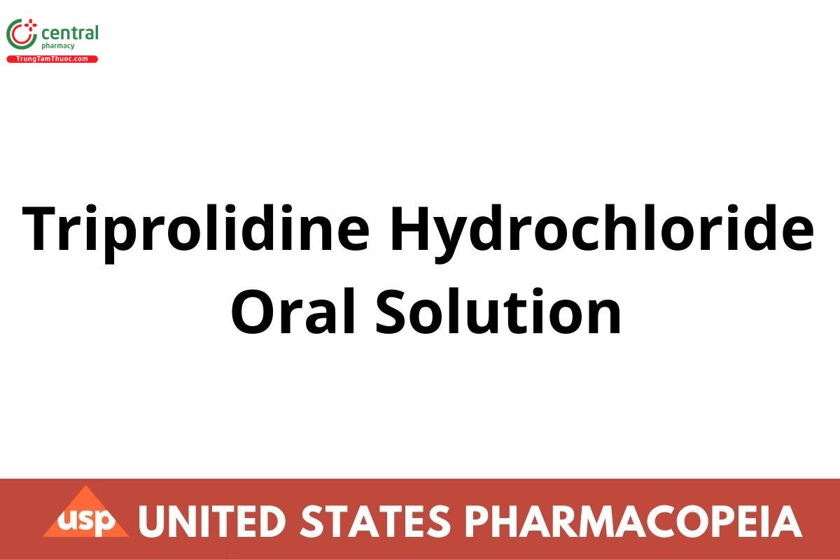 Triprolidine Hydrochloride Oral Solution