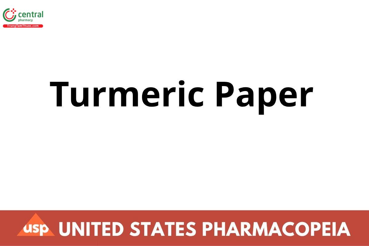 Turmeric Paper