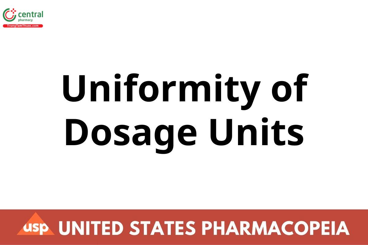 Uniformity of Dosage Units