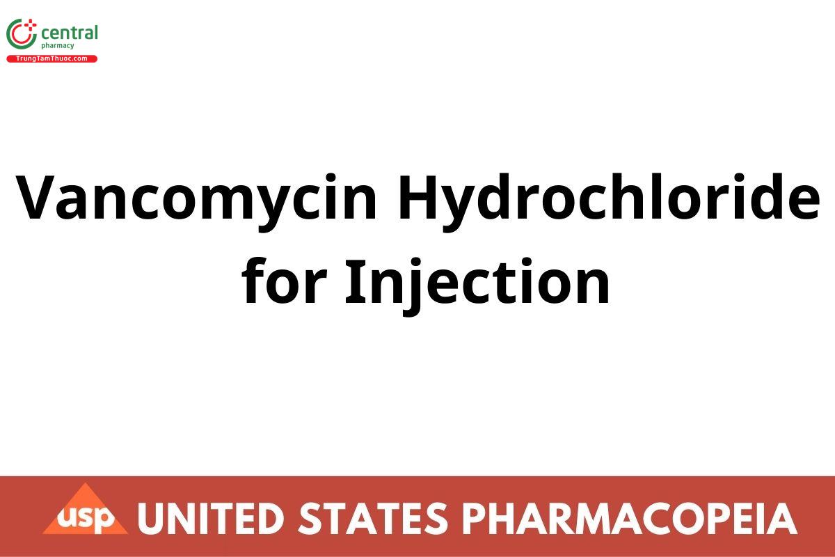 Vancomycin Hydrochloride for Injection