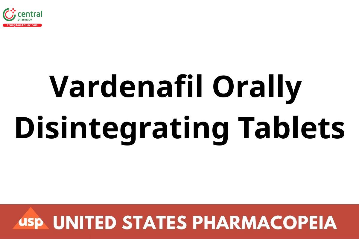 Vardenafil Orally Disintegrating Tablets