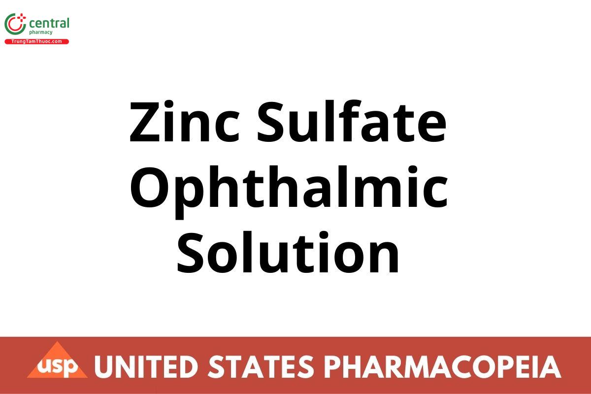 Zinc Sulfate Ophthalmic Solution