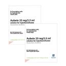 aubein 25mg 2 5ml solution for injection infusion 2 N5378 130x130px