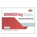 bromhexin 8 mg kingphar 8 C1667 130x130px