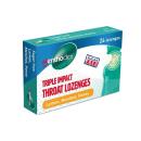 menthodex triple impact throat lozenges lemon menthol honey 2 E1114 130x130px