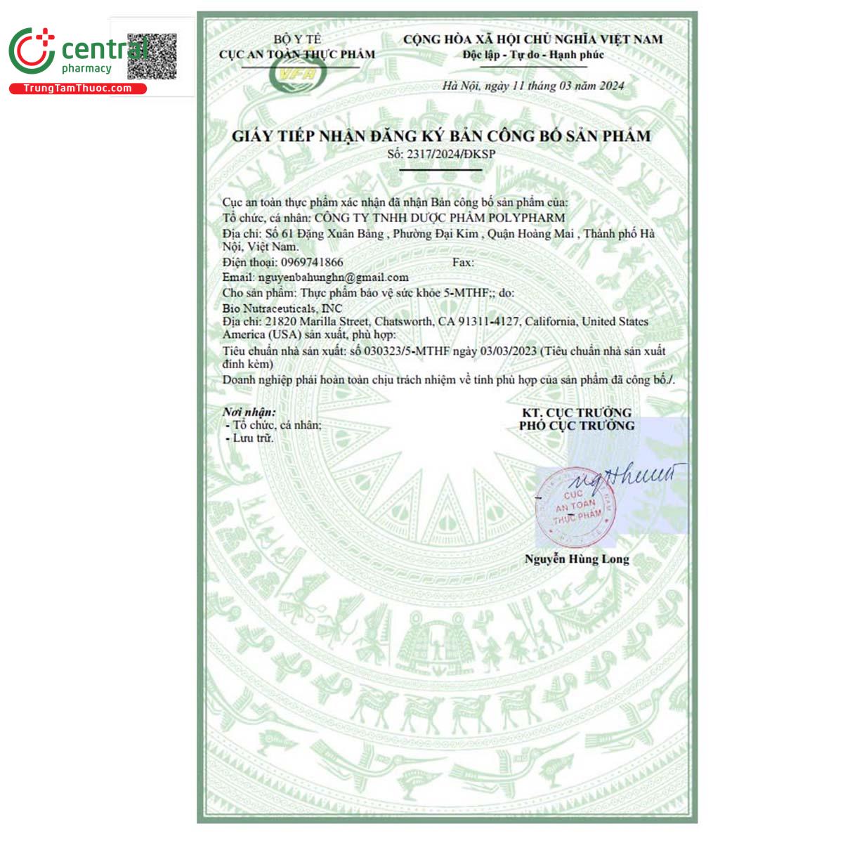5 mthf cong bo Q6046 5 mthf cong bo Q6046