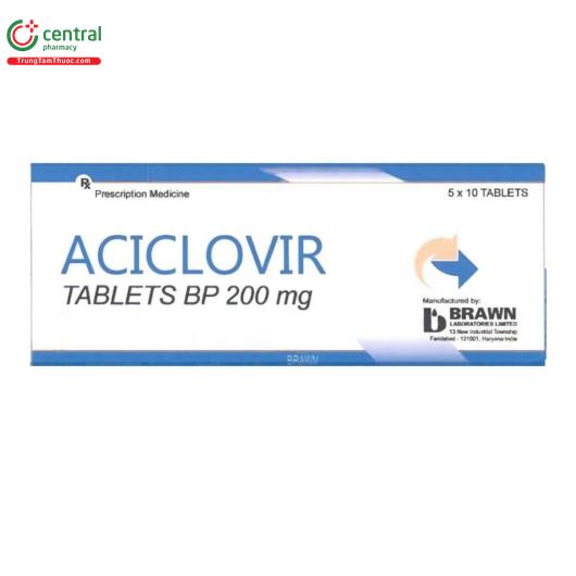 aciclovir tablets bp 1 D1058