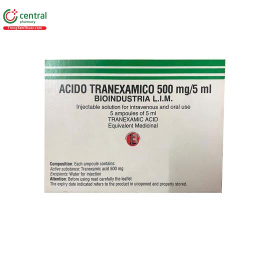 acido tranexamico 500mg5ml 2 G2443