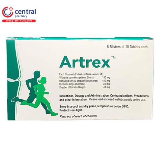 Thuốc Artrex - Thuốc trị viêm đau xương khớp từ thảo dược