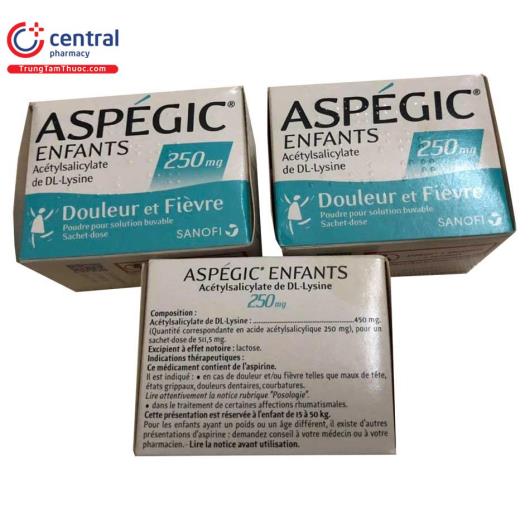 [CHÍNH HÃNG] Thuốc Aspégic 250mg giảm đau, hạ sốt, chống viêm