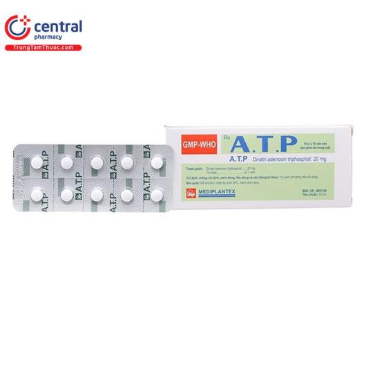 [CHÍNH HÃNG] Thuốc A.T.P 20mg Mediplantex: tác dụng, liều dùng