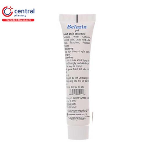 [CHÍNH XÁC] Thuốc trị mụn Belazin: công dụng, liều dùng, cách dùng