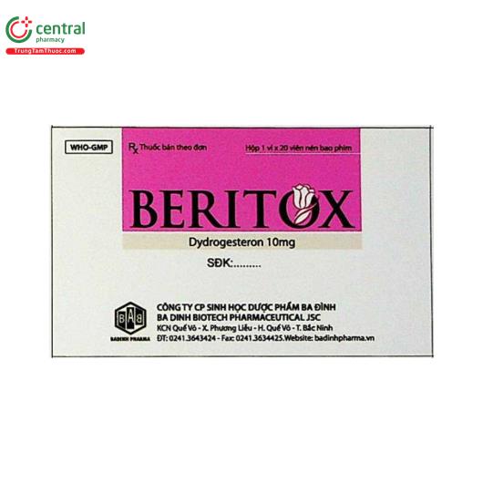 beritox 10mg 2 J3462
