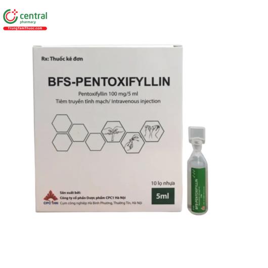 bfs pentoxifyllin 100mg 5ml 1 H3263